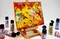 Pintar Art Supply Acrylic Pouring Paints, Set of 20 Colors | High Flow, Easy Pour Acrylic Paint| Pre-mixed, Water-Based Craft Paint, 2oz Bottle Assortment of 20 Colors